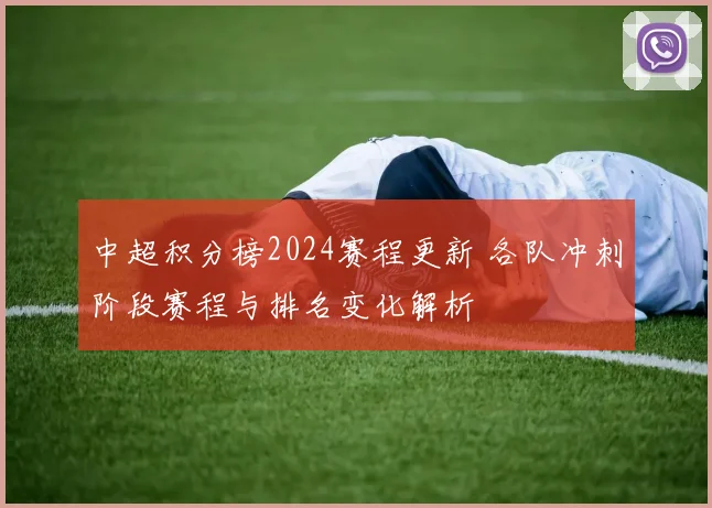 中超积分榜2024赛程更新 各队冲刺阶段赛程与排名变化解析